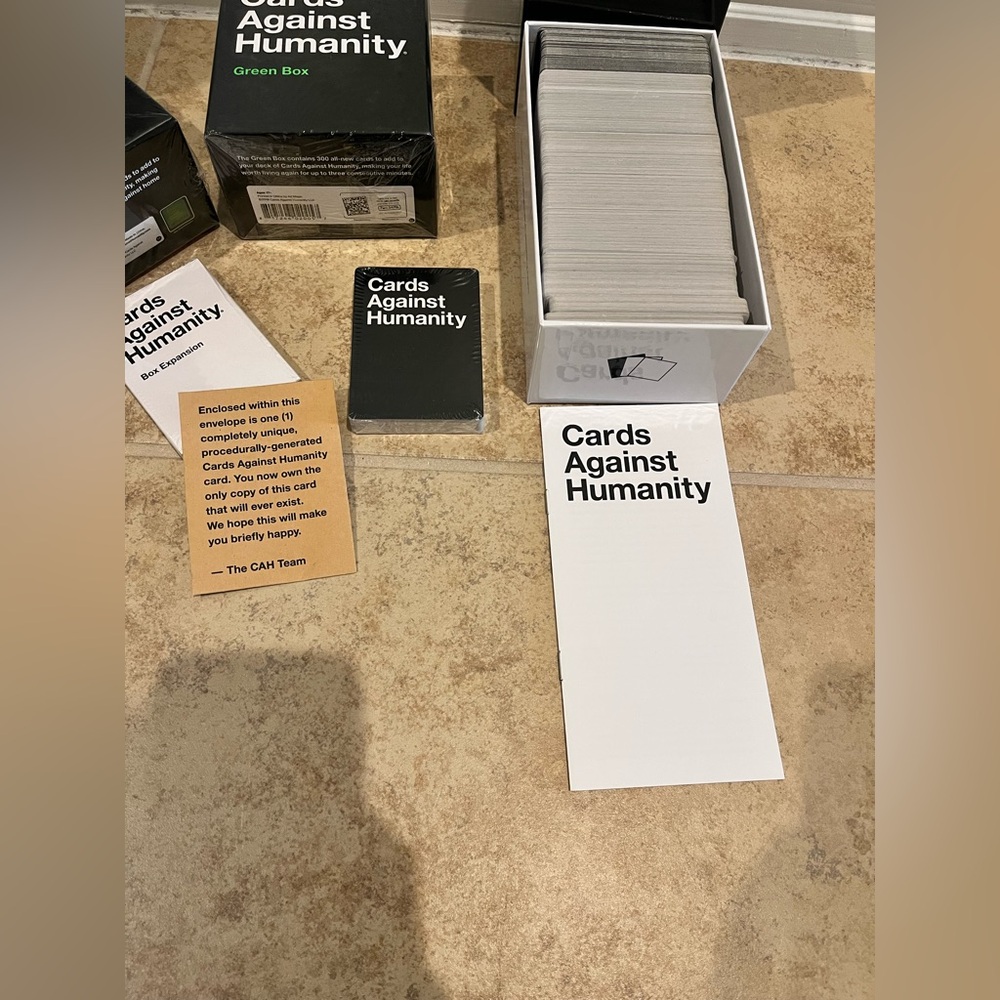 Huge Discontinued Cards Against Humanity Bigger Blacker Box Expansion Pack - Picture 4 of 9